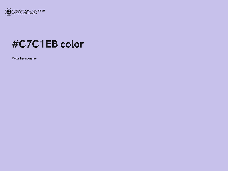 #C7C1EB color image