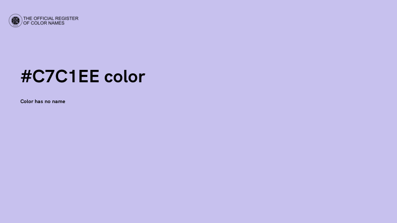 #C7C1EE color image
