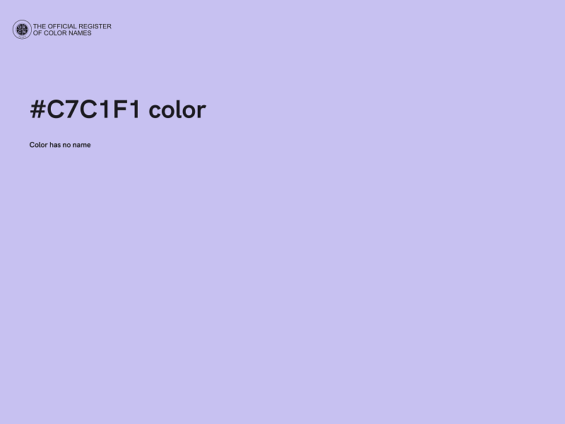#C7C1F1 color image