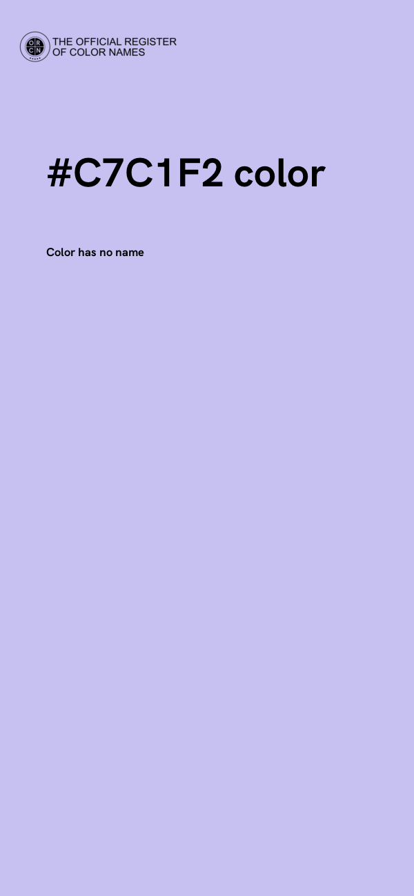#C7C1F2 color image