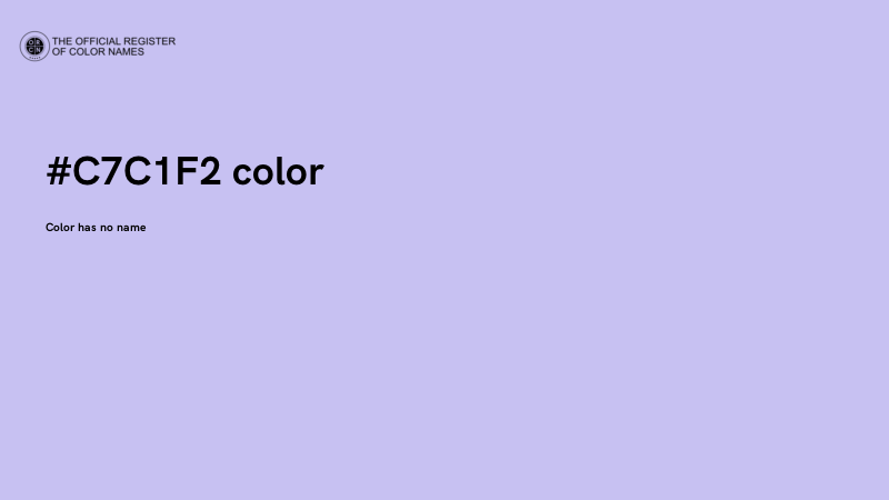 #C7C1F2 color image