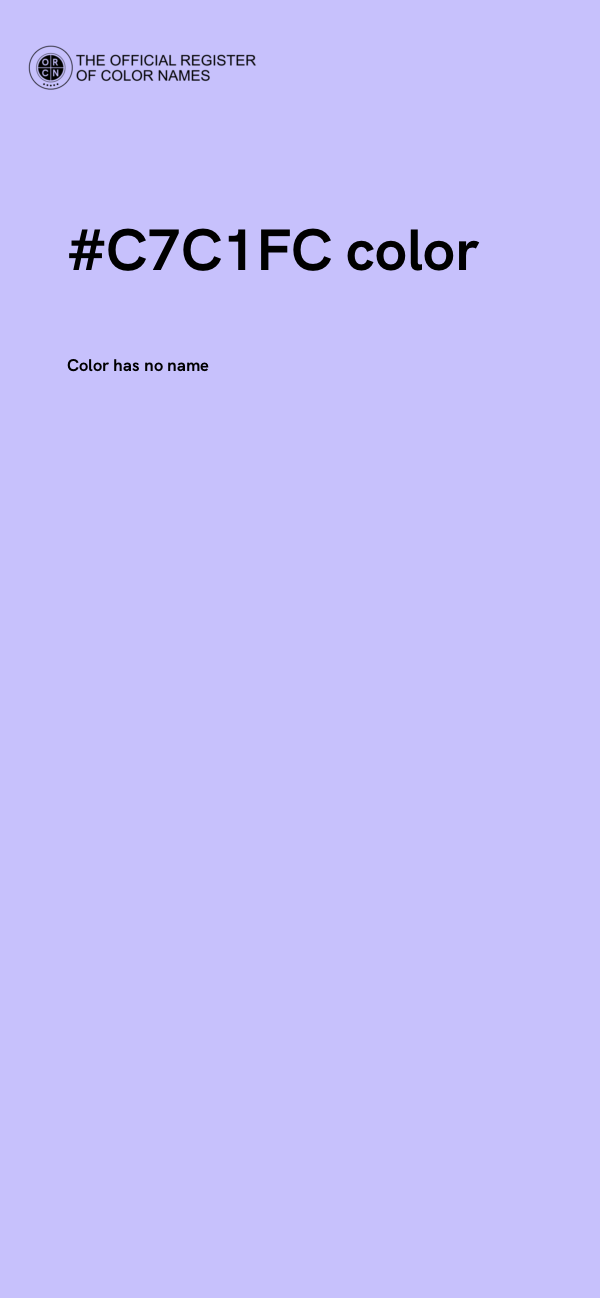#C7C1FC color image
