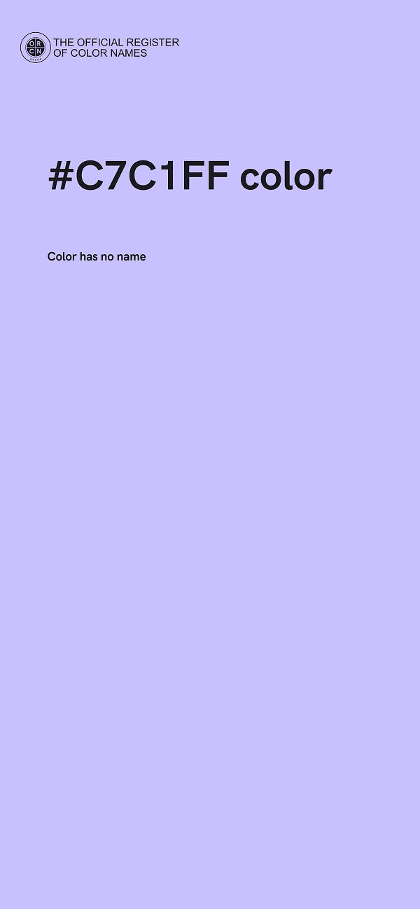 #C7C1FF color image
