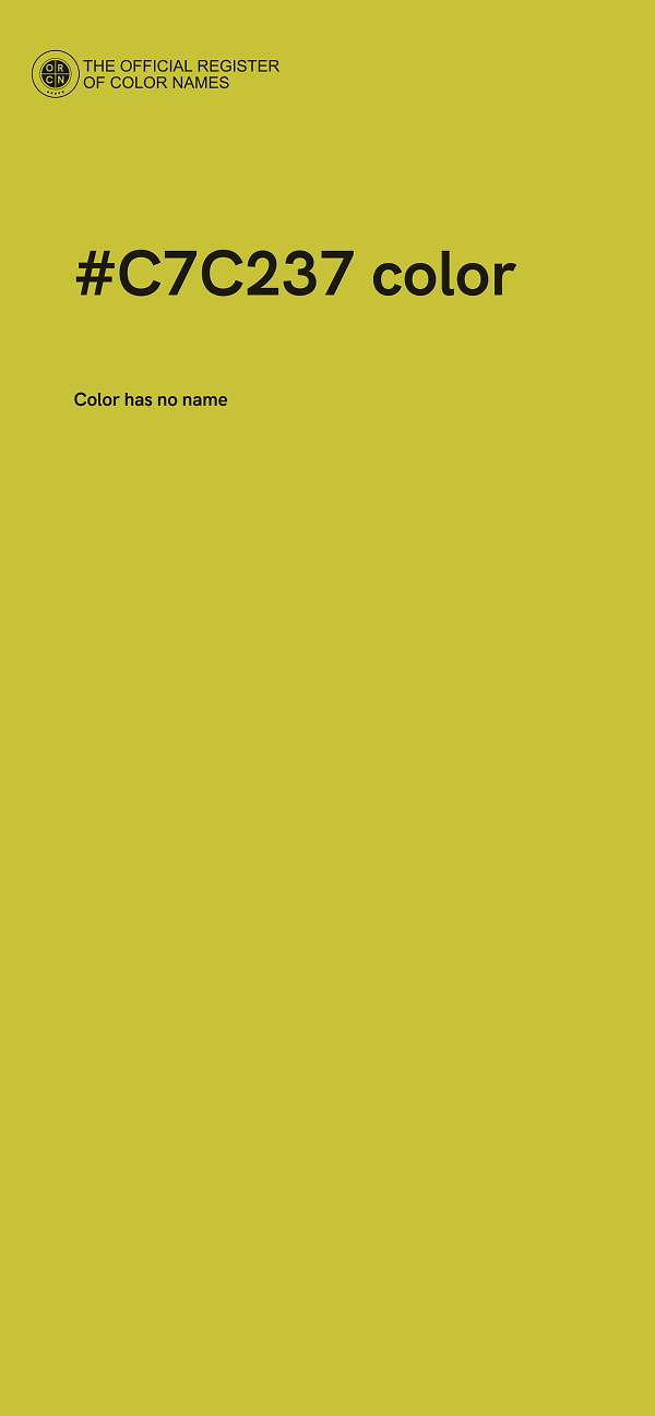 #C7C237 color image