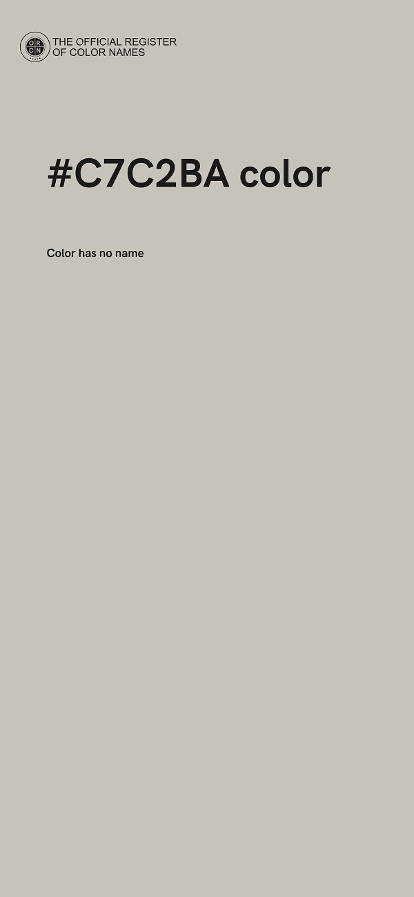 #C7C2BA color image