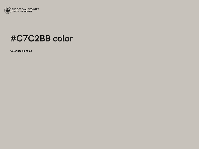 #C7C2BB color image