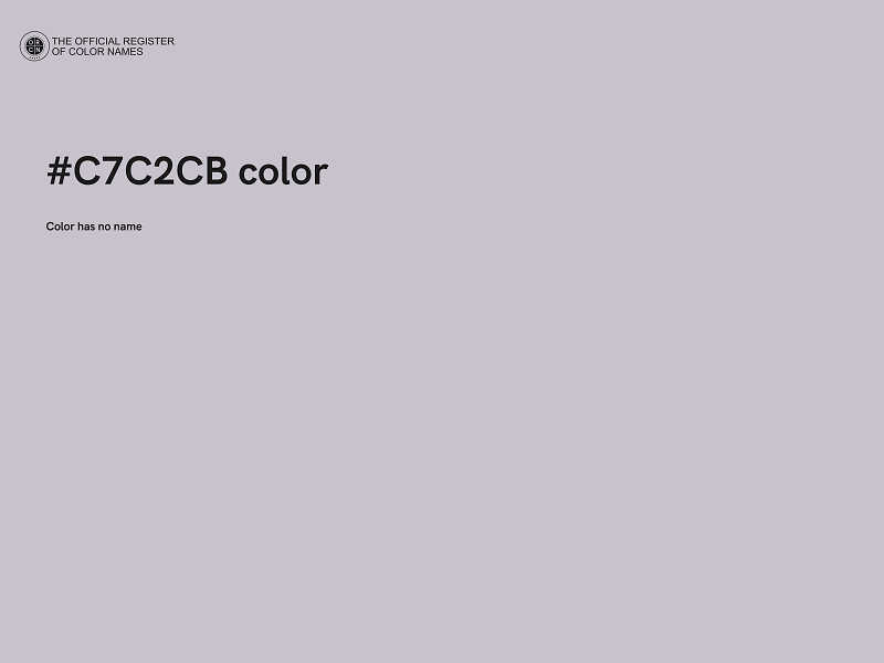 #C7C2CB color image