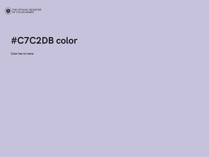 #C7C2DB color image