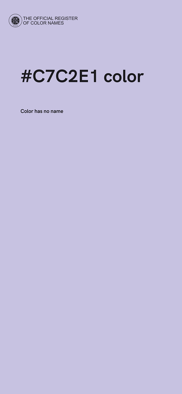 #C7C2E1 color image