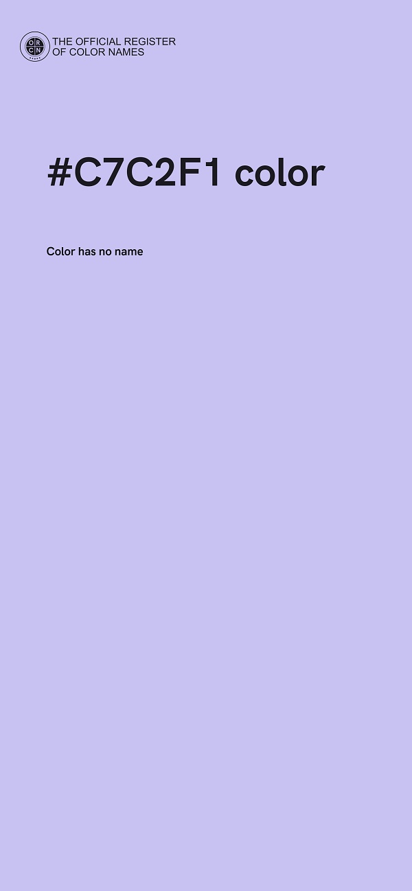 #C7C2F1 color image