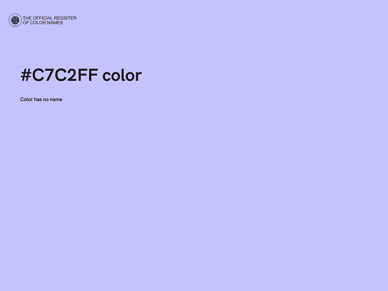 #C7C2FF color image