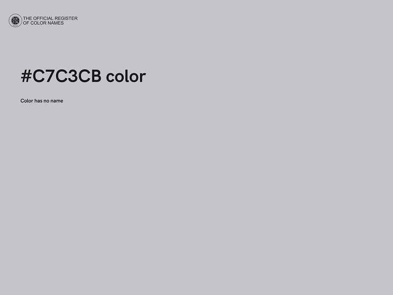 #C7C3CB color image