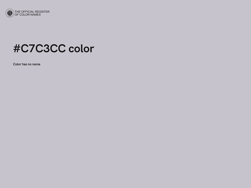 #C7C3CC color image
