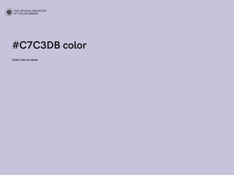 #C7C3DB color image