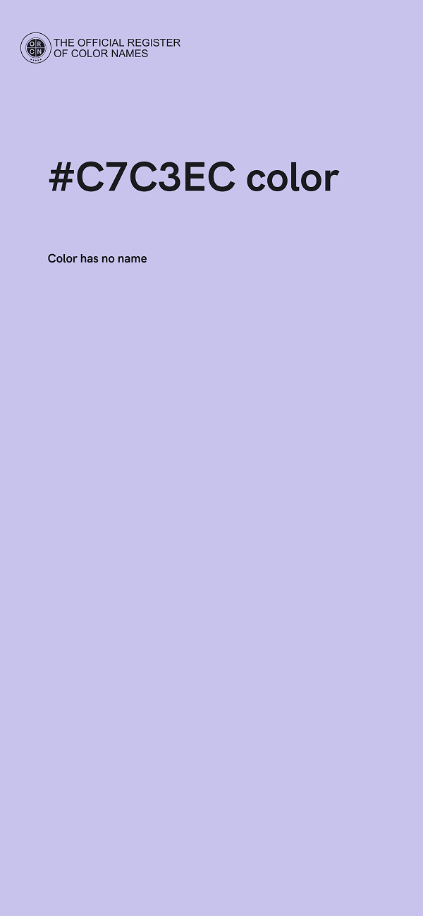 #C7C3EC color image