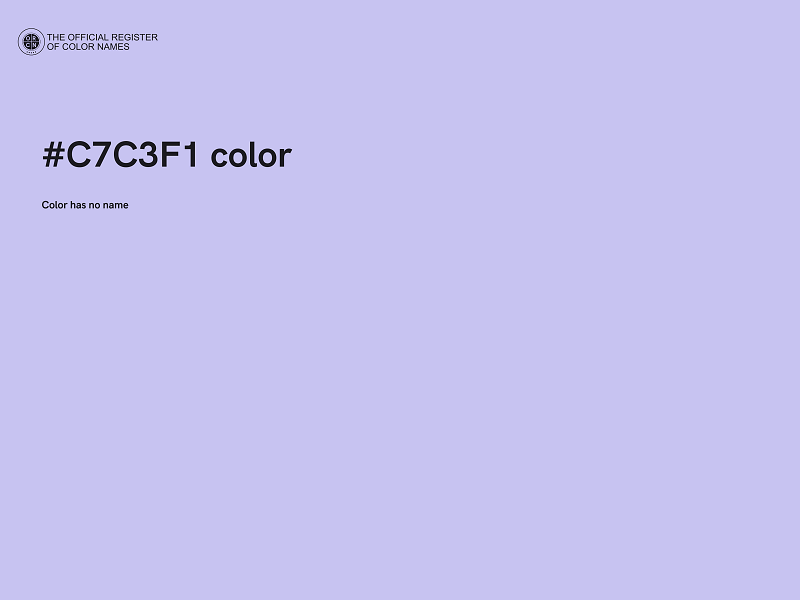 #C7C3F1 color image