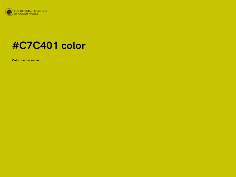 #C7C401 color image
