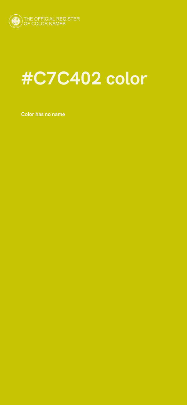 #C7C402 color image