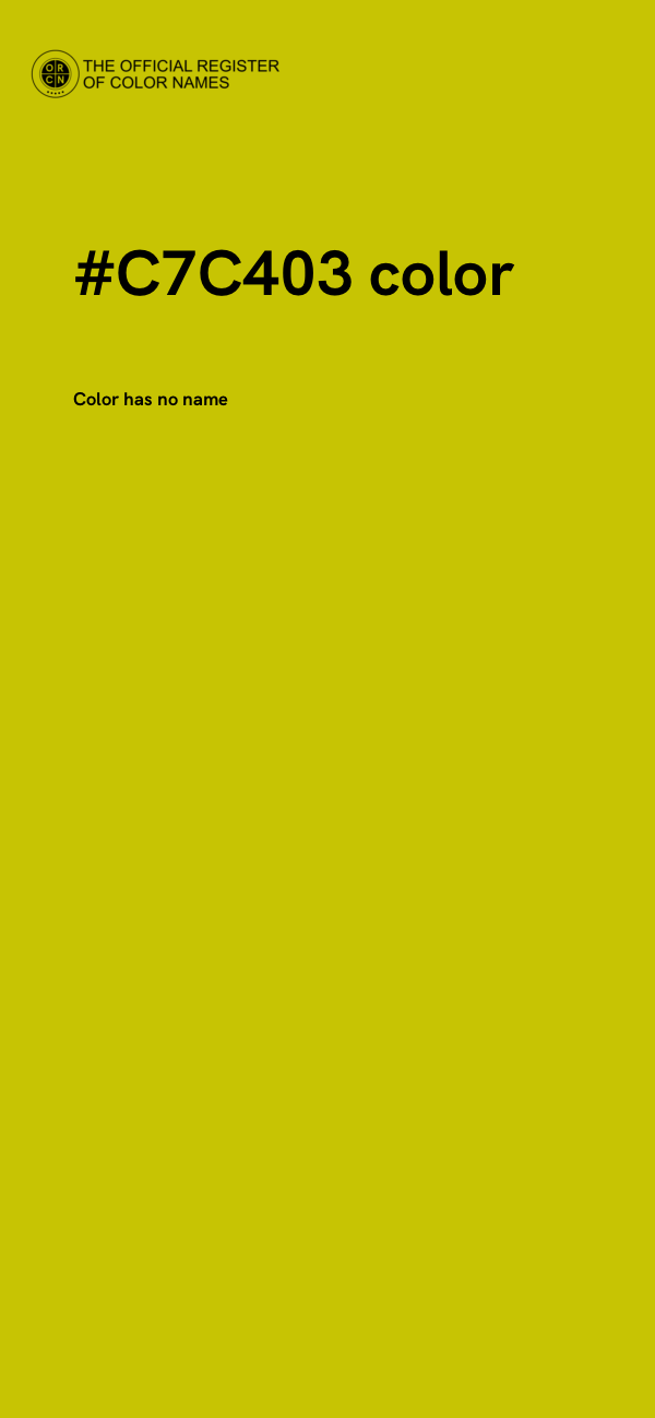 #C7C403 color image