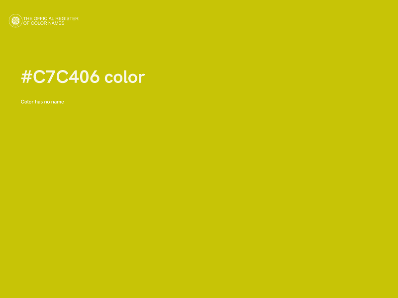 #C7C406 color image