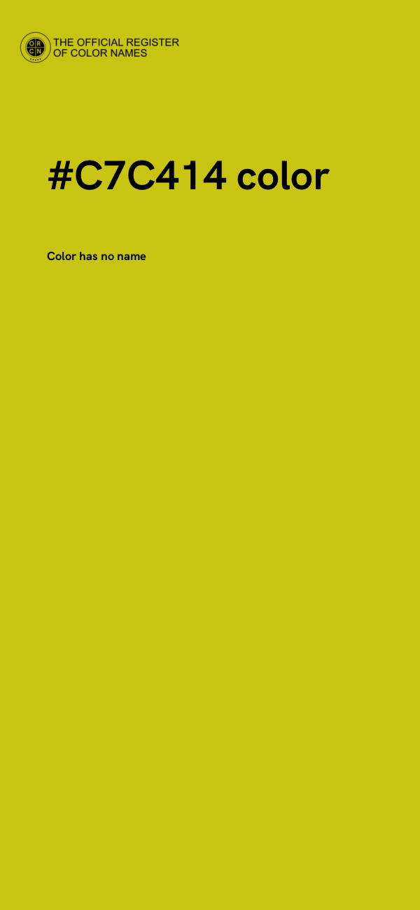 #C7C414 color image