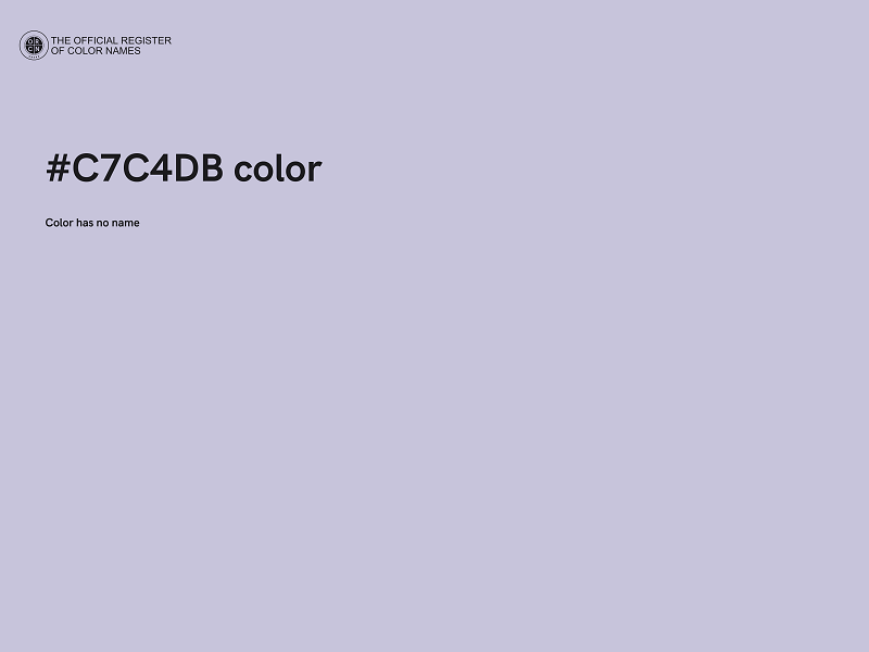 #C7C4DB color image