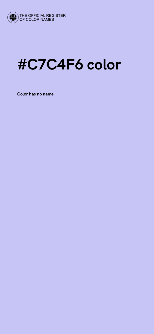 #C7C4F6 color image