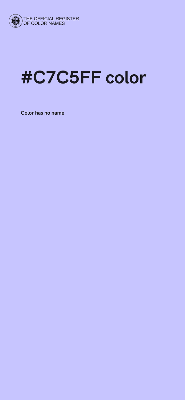 #C7C5FF color image
