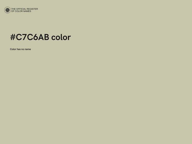 #C7C6AB color image