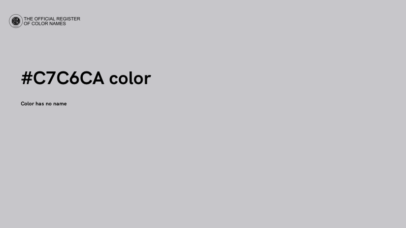 #C7C6CA color image