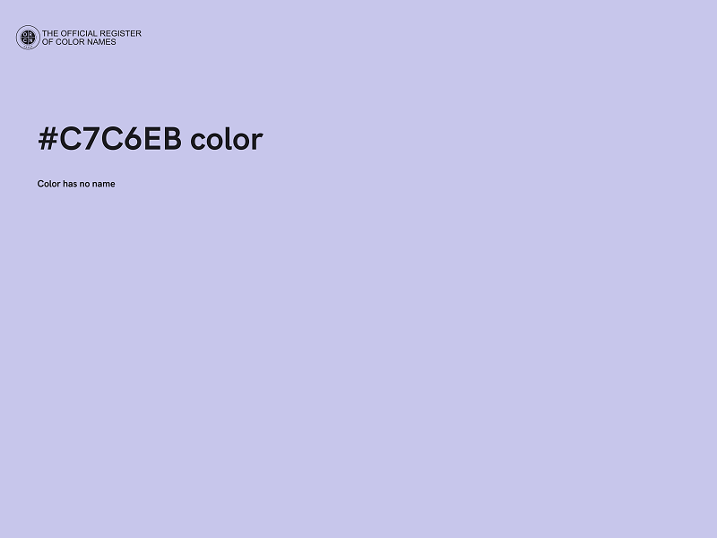 #C7C6EB color image