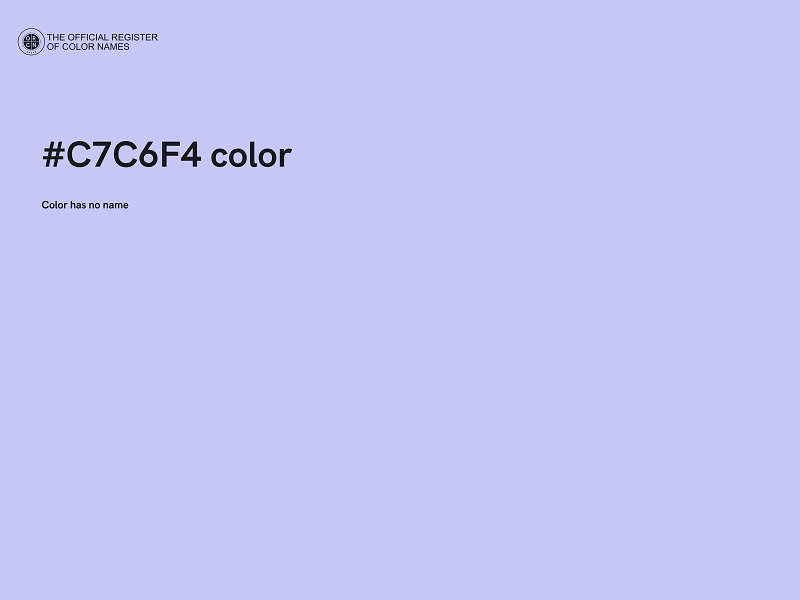 #C7C6F4 color image