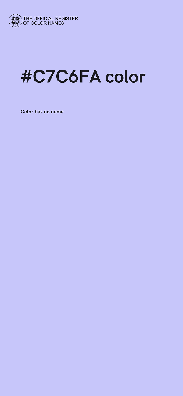 #C7C6FA color image