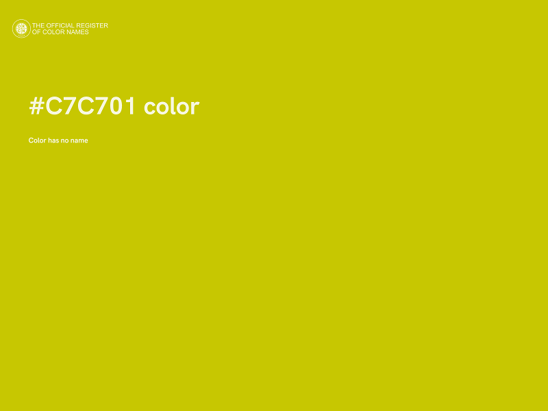#C7C701 color image