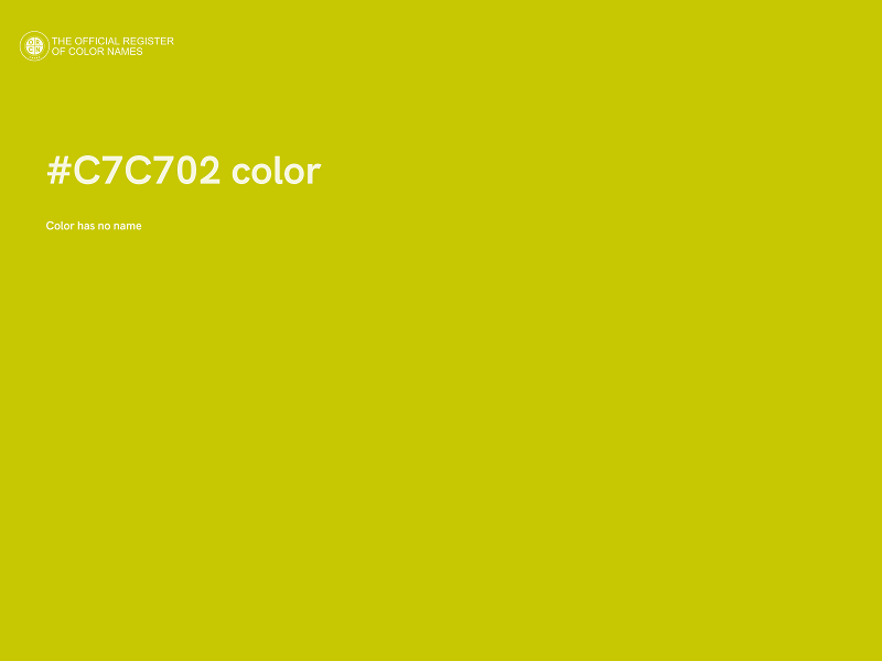 #C7C702 color image