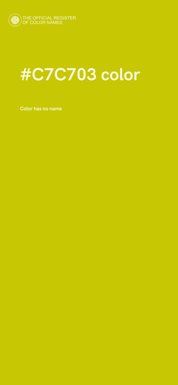 #C7C703 color image