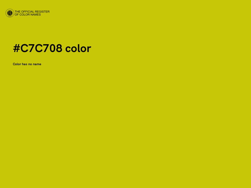 #C7C708 color image