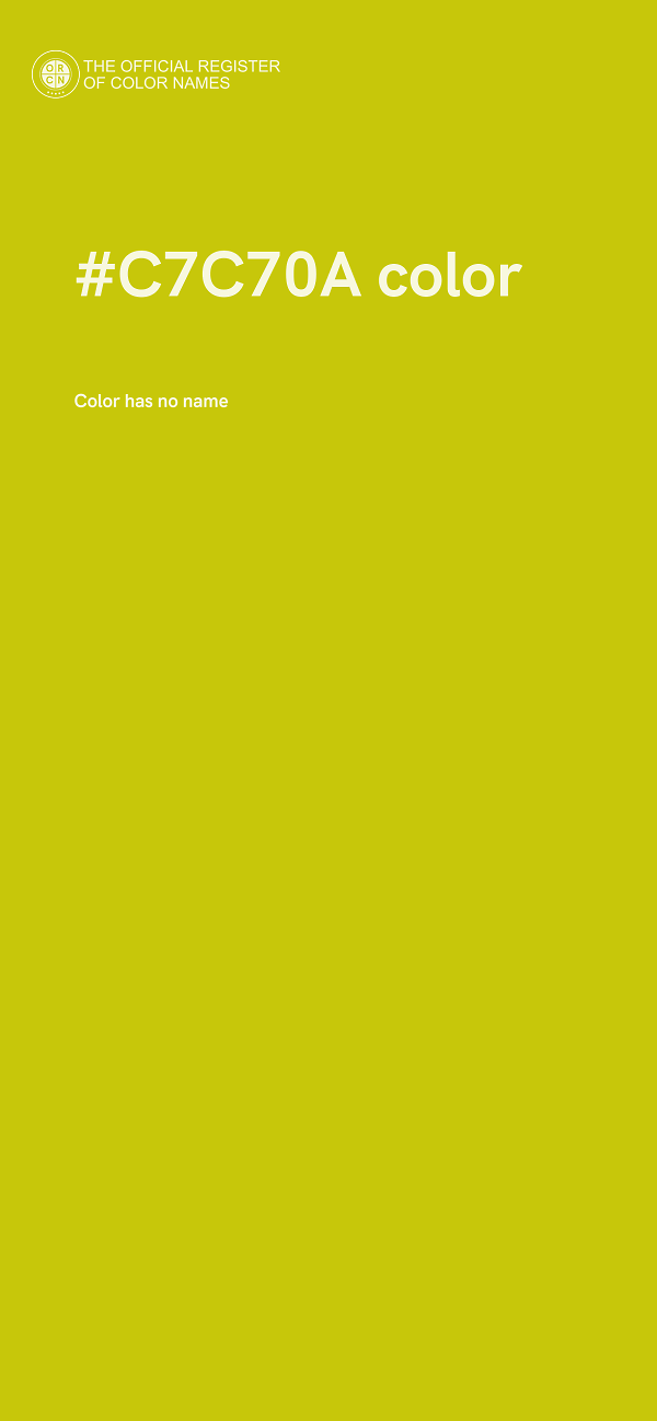 #C7C70A color image