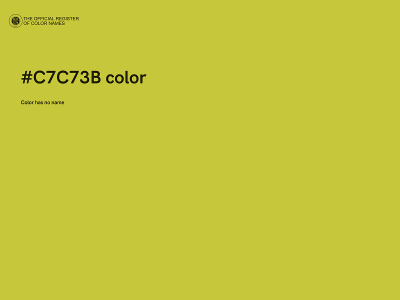 #C7C73B color image