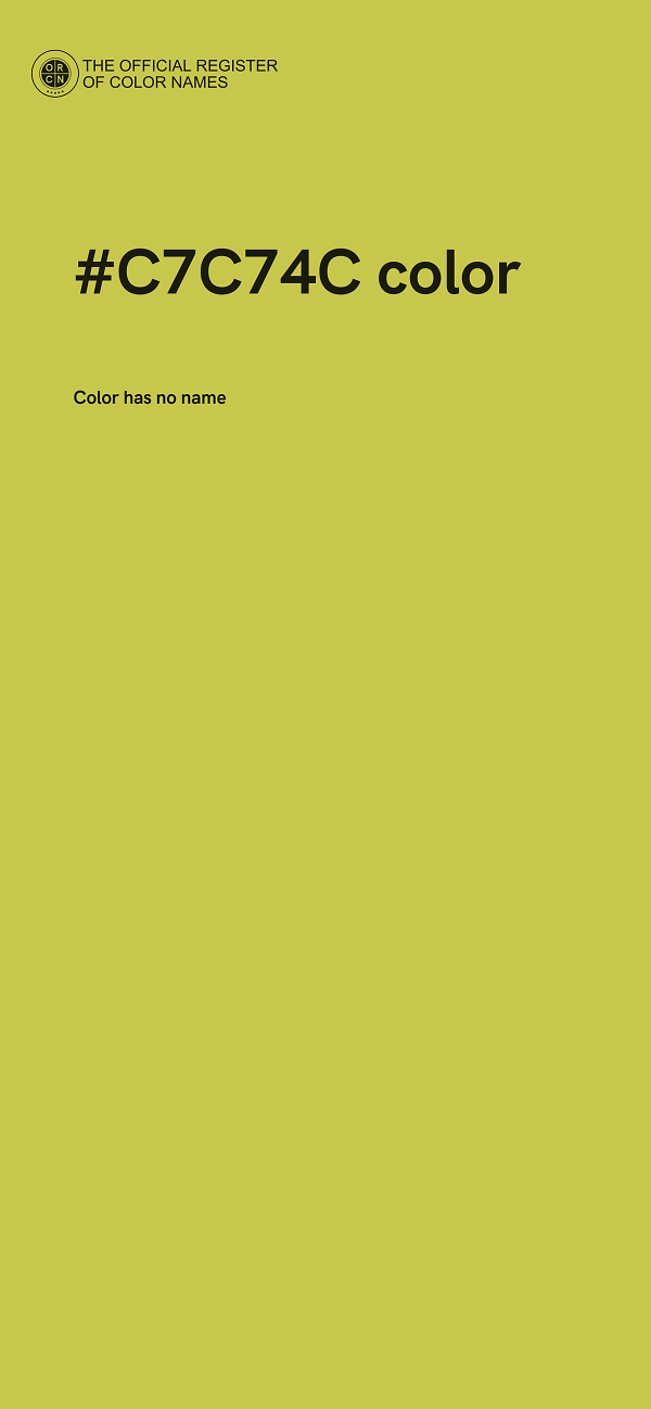 #C7C74C color image