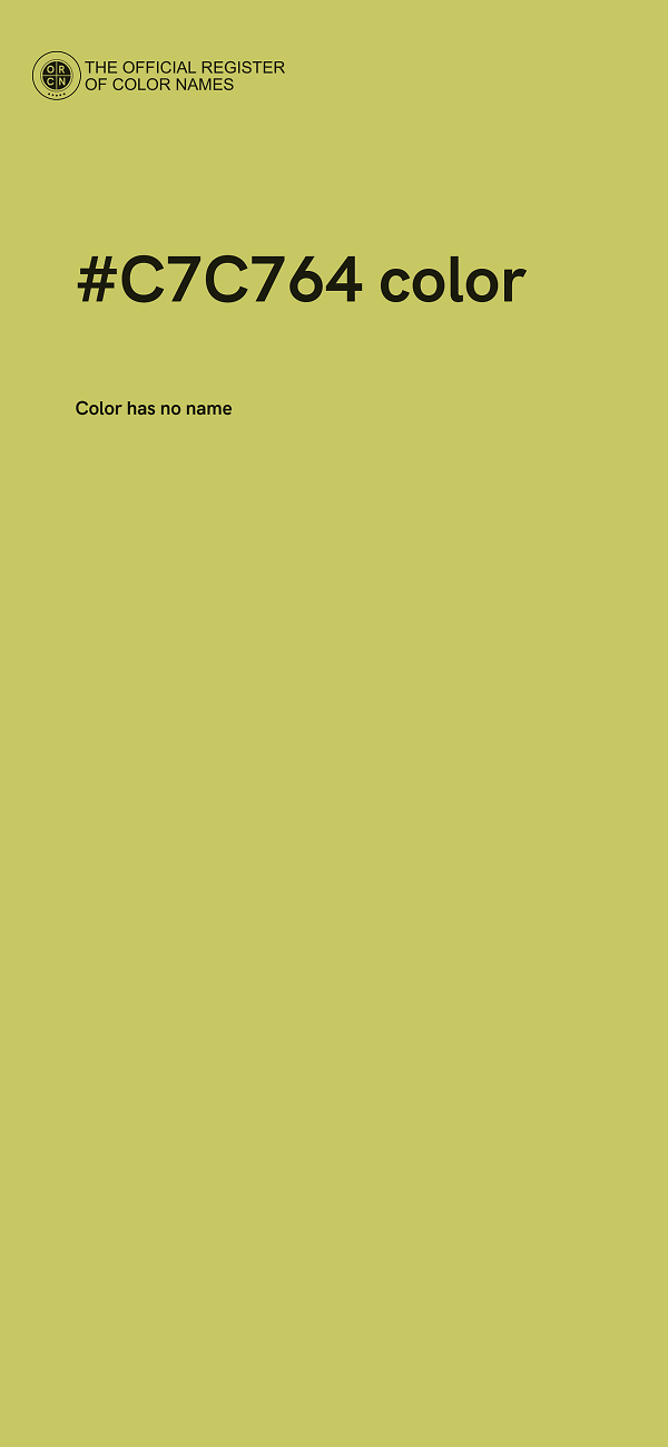 #C7C764 color image