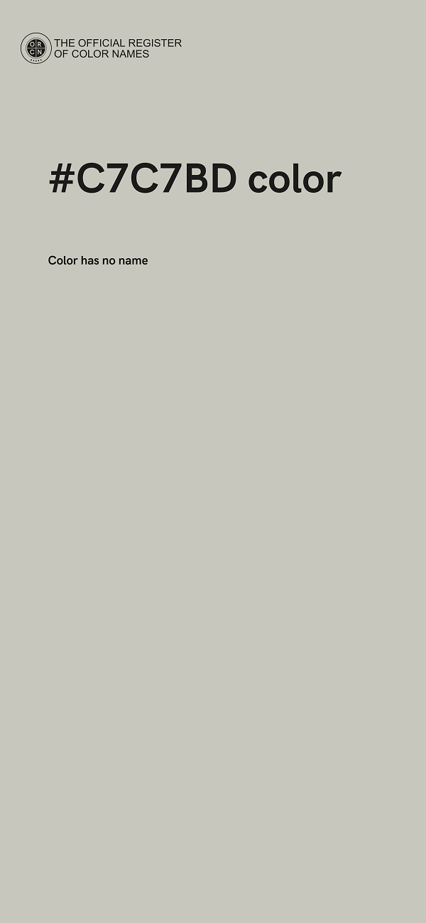 #C7C7BD color image