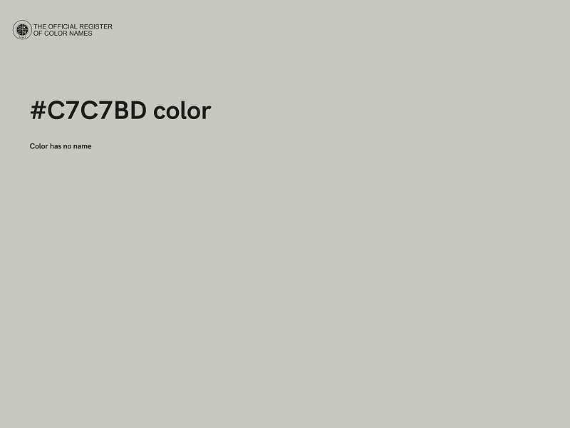 #C7C7BD color image