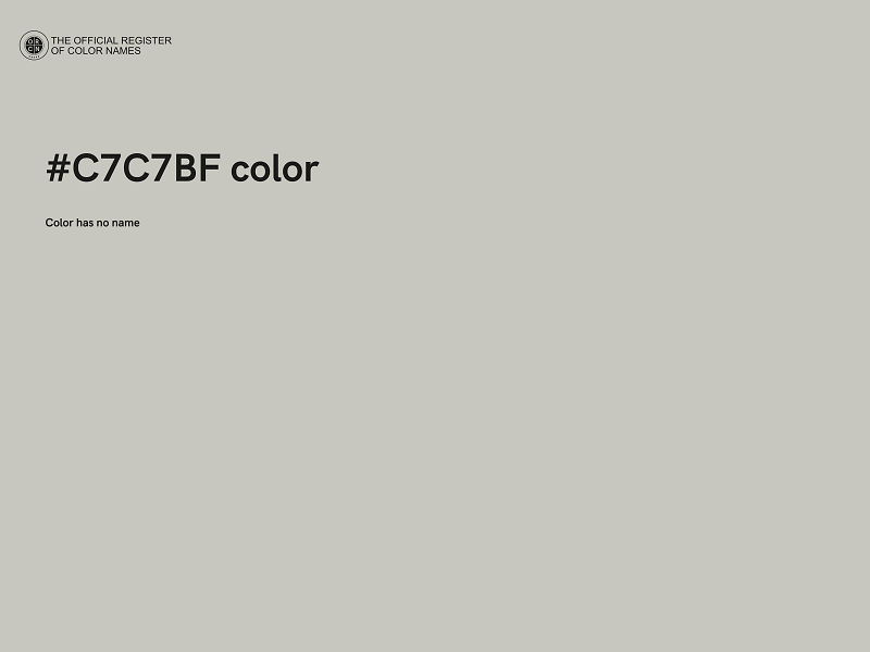 #C7C7BF color image