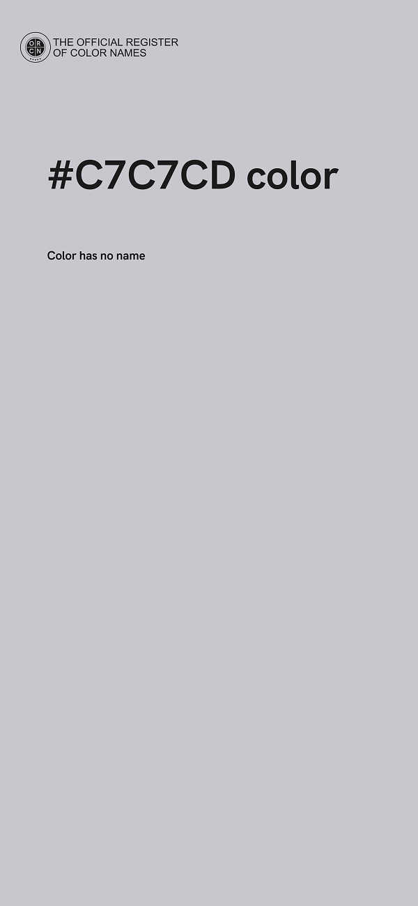 #C7C7CD color image