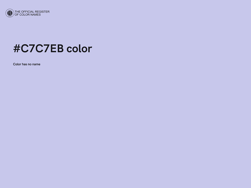 #C7C7EB color image