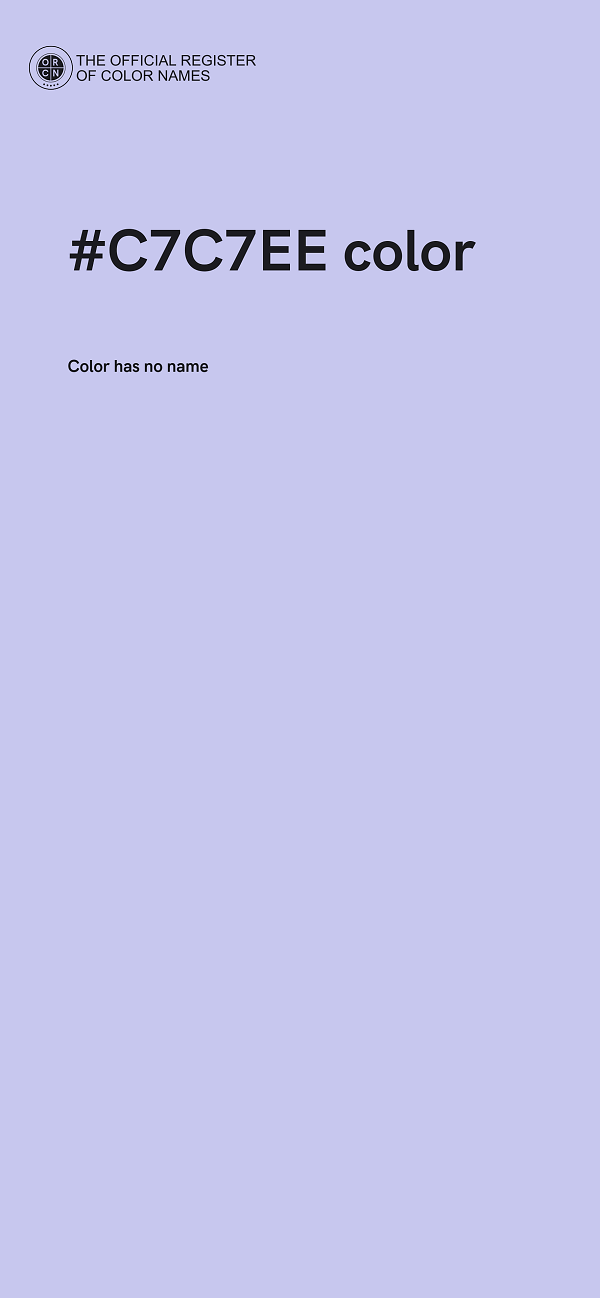 #C7C7EE color image