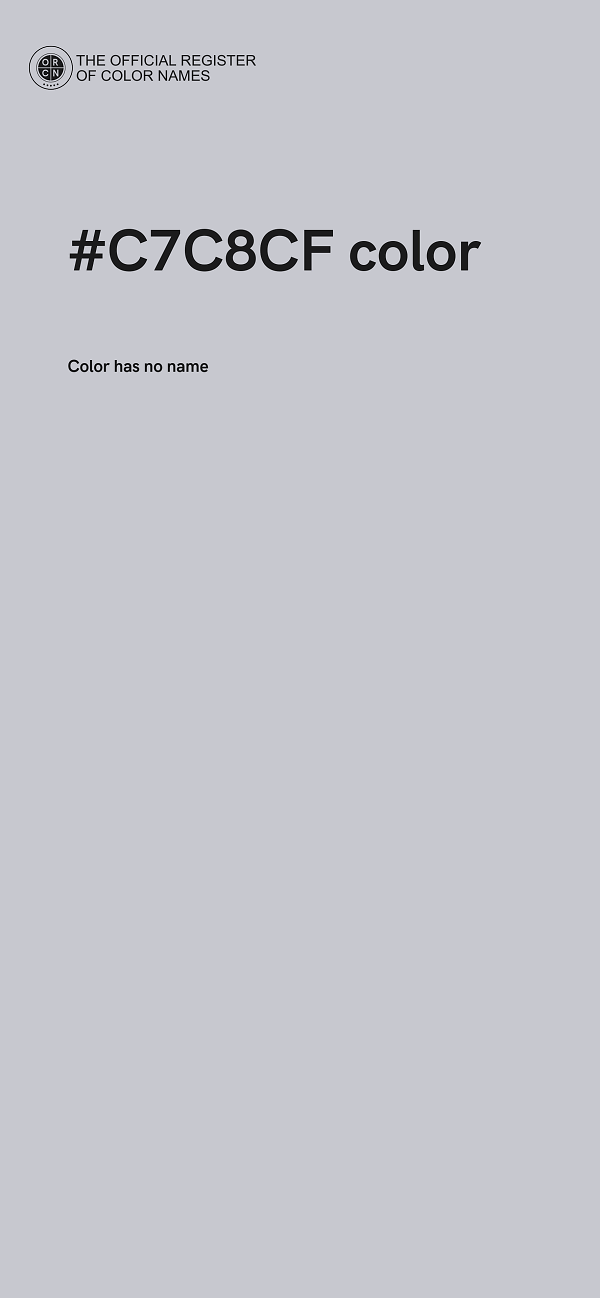 #C7C8CF color image