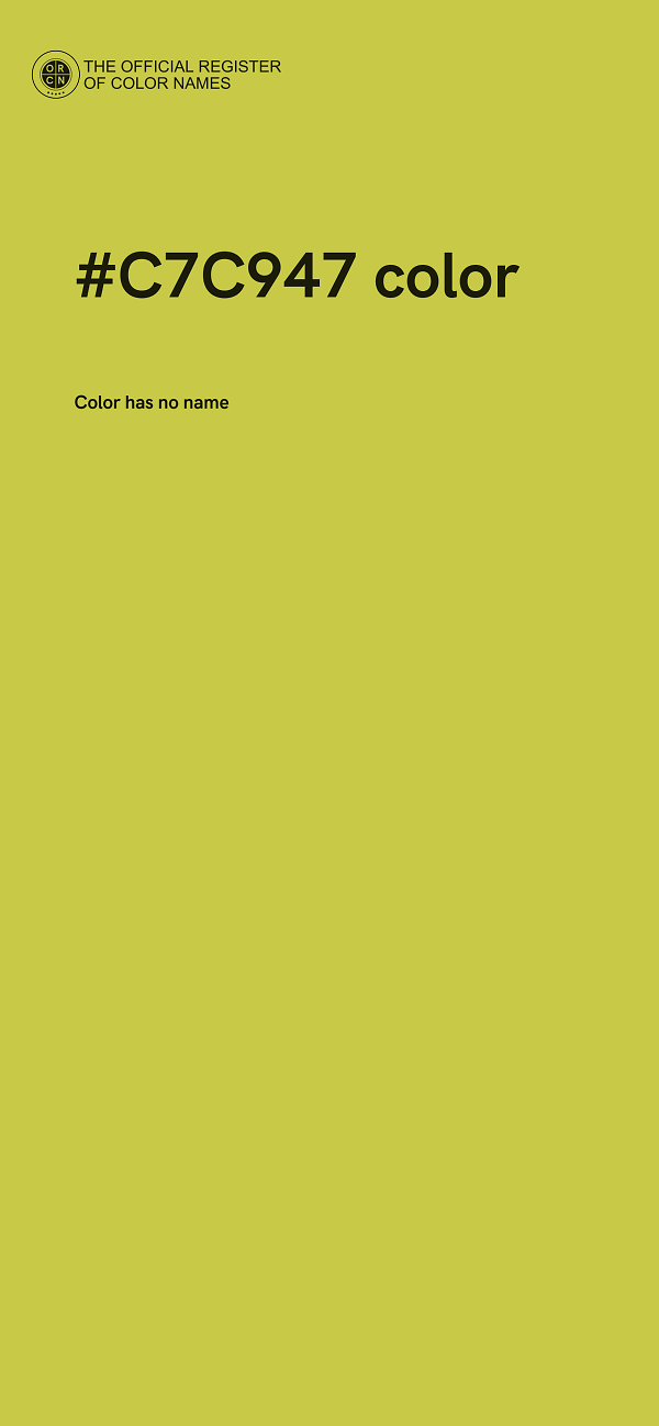 #C7C947 color image