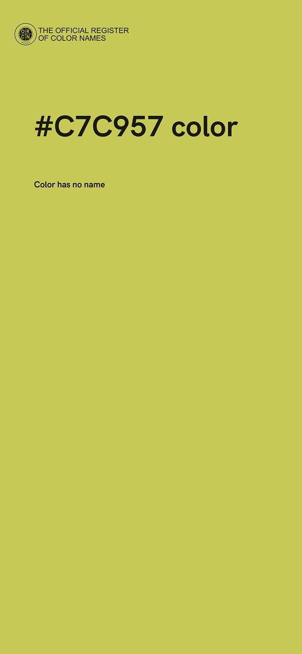 #C7C957 color image